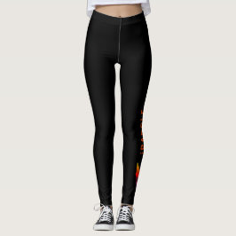 Leggings Bella Kayaker en tonos rosas naranjas oscuros