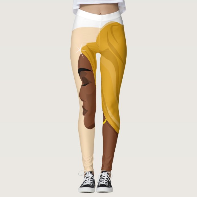 Leggings Belleza africana (Anverso)