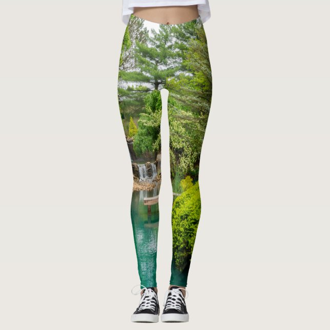 Leggings Belleza botánica de primavera (Anverso)
