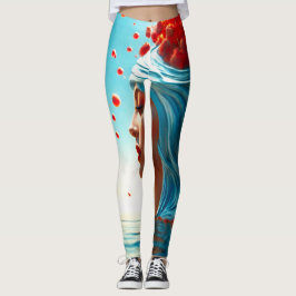 Leggings Belleza celeste