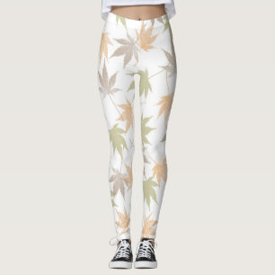 Leggings Belleza de hojas de otoño