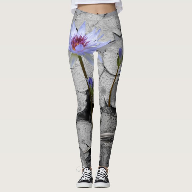 Leggings Belleza de pie acuático (Anverso)