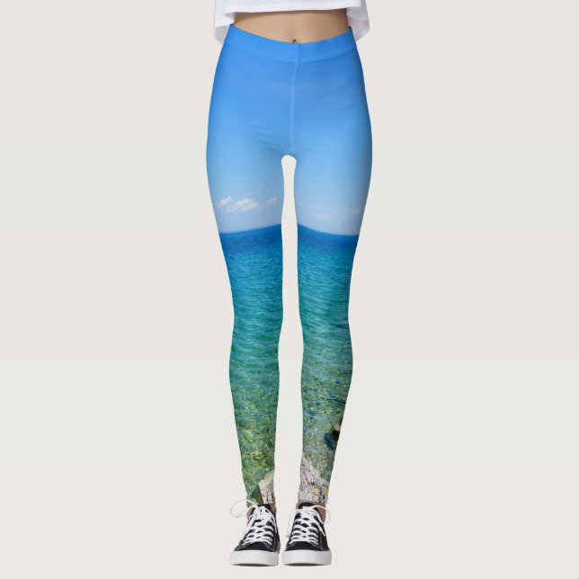 Leggings Bellos Colores Del Lago Huron (Anverso)