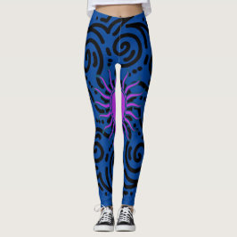 LEGGINGS BENDICIONES CON SUNNY STRECH BLUE