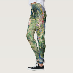 Leggings Berthe Morisot - Rosas Trébol / Malvarrosas