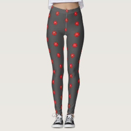 Leggings besado con un beso citas de amor