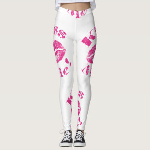Leggings ¡Bésame! Labios rosados