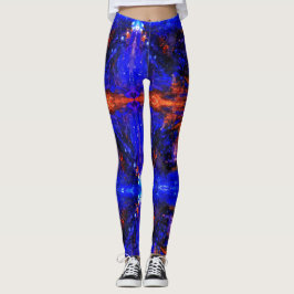 Leggings Bestia Azul Corriendo Fuego