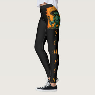 Leggings Bestia de la antorcha y el hongo del templete