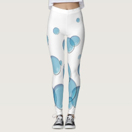 Leggings Bichos de jabón azul