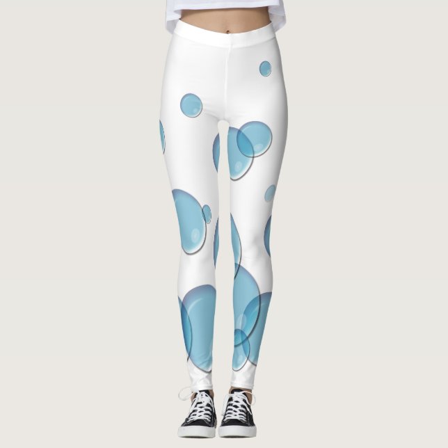 Leggings Bichos de jabón azul (Anverso)