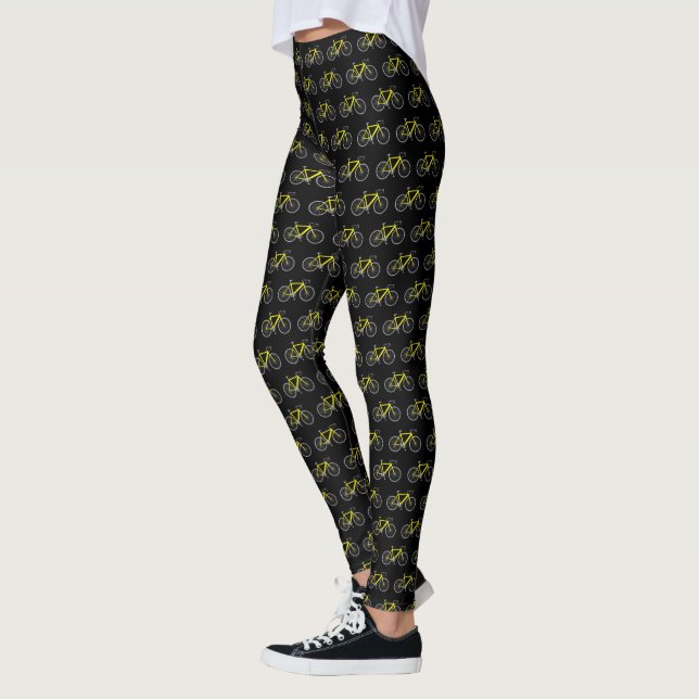 Leggings Bicicletas amarillas en negro (Izquierda)