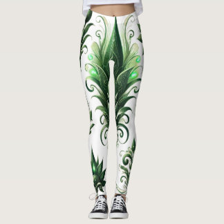 Leggings "Bien verde: Diseño público inspirado en la natura