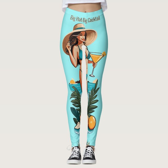 Leggings Bikini Babe Gran Gorra - Gran Cocktail Thunder_Cov (Anverso)