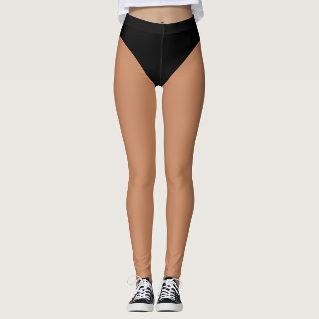 Leggings Bikini negro (Anverso)
