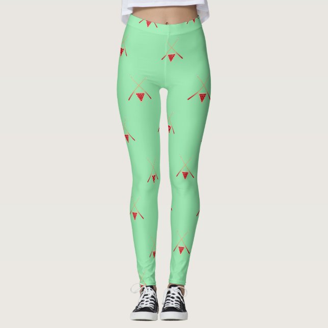 Leggings billar en verde (Anverso)