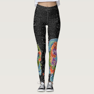 Leggings BINDI Sea Otters.mira el cangrejo en la c