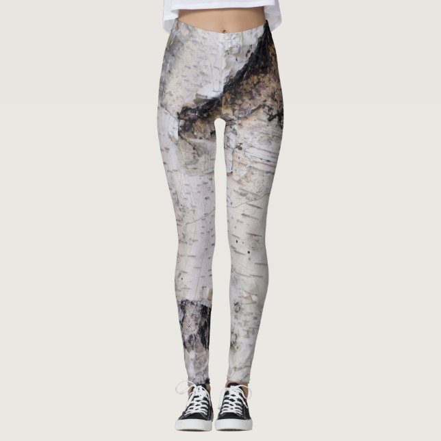 Leggings Birch bark pattern (Anverso)