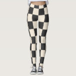 Leggings Black and White Checkered<br><div class="desc">Piernas de cuadros negros y blancos</div>