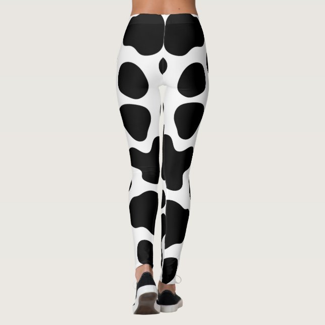 Leggings black cow (Reverso)