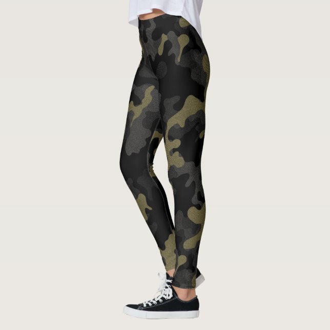 Leggings Black Green Camo Urban Cargo Realist (Izquierda)
