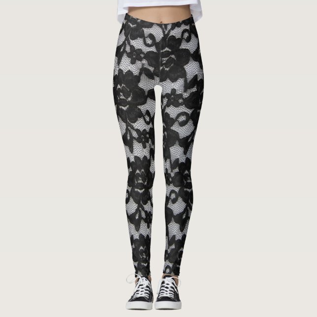 Leggings Black Lace (Anverso)
