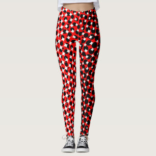 Leggings Black Red White Clásico