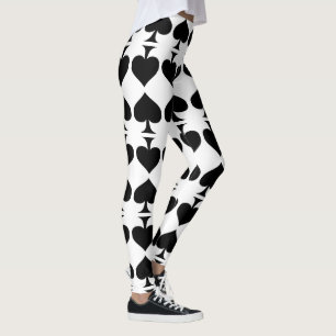 Leggings Black Spades Queen Thunder_Cove