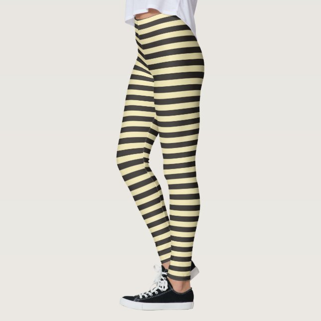 Leggings Black Yellow Stripes (Izquierda)