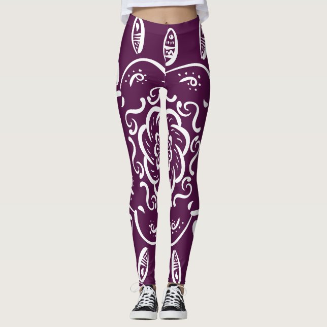 Leggings Blackberry Mandala (Anverso)