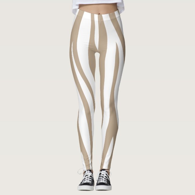 Leggings blanc beige (Anverso)