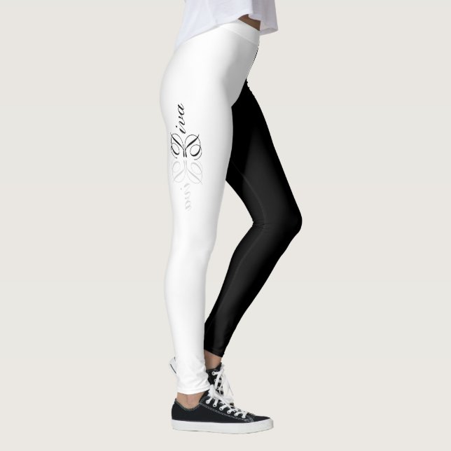 Leggings blancas para mujeres de Diva (Derecha)