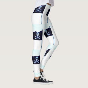Leggings blanco alegre de la bandera de Rogelio