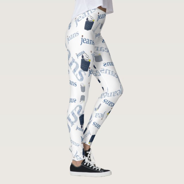 Leggings blanco con perritos (Derecha)