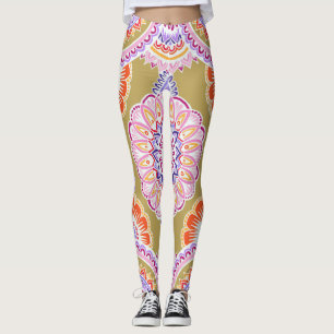 Leggings Blanco en el color 2 de la cartulina