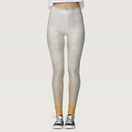 Leggings Blanco Naranja gris