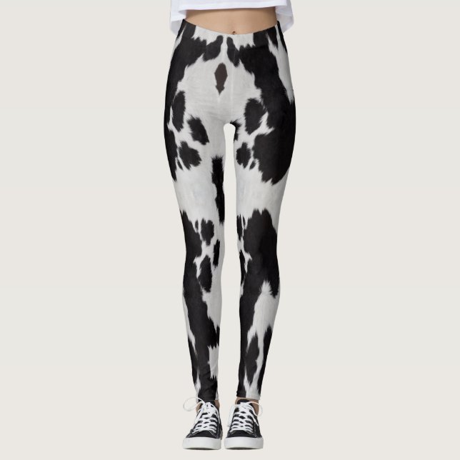 Leggings blanco negro (Anverso)