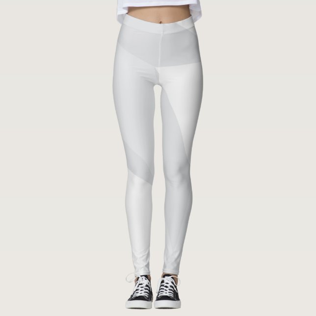 Leggings Blanco, sencillo, moderno, urbano, fresco, moderno (Anverso)