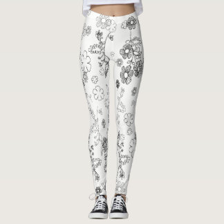 Leggings Blanco y negro
