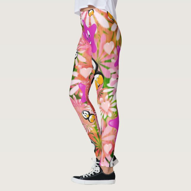 Leggings Blancos de Pingüino  (Izquierda)