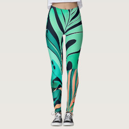 Leggings  Blätter