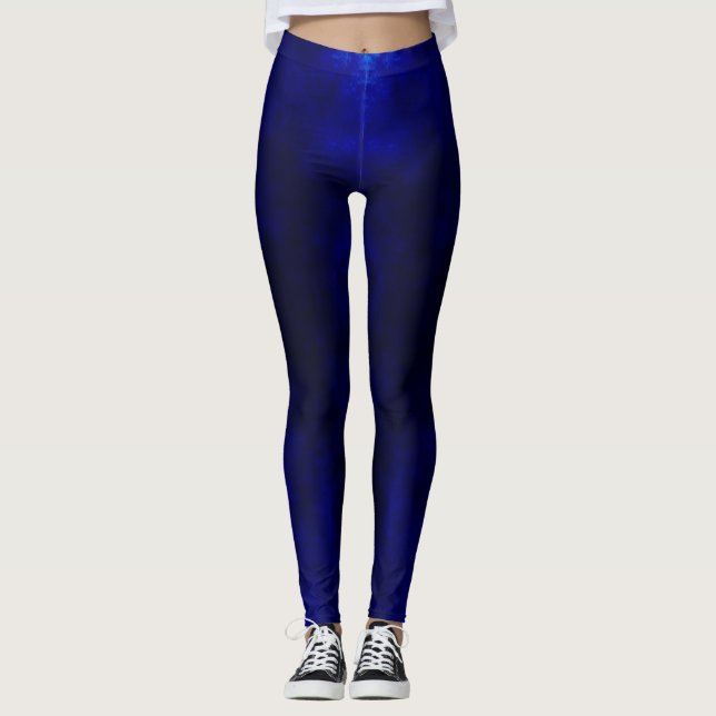 Leggings - Blau marmoriert (Anverso)
