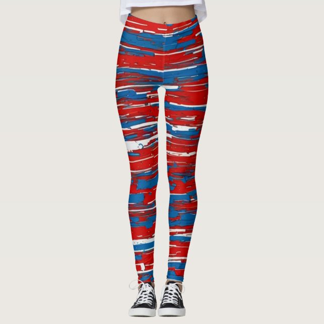 Leggings Bleu-Blanc-Rouge Canadiens Hockey! (Anverso)
