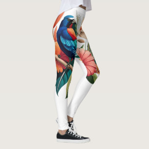 Leggings Bliss tropical: Una Fusión Vibrante de la Flora