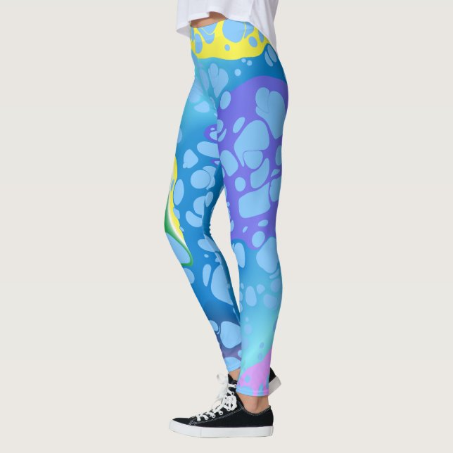 Leggings Blobs coloridos (Izquierda)