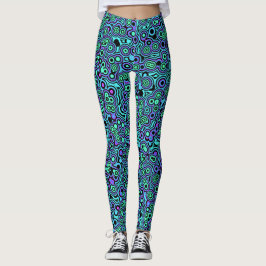 Leggings Blobs psicodélicos