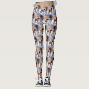 Leggings Bloodhound deja que nieve Navidades