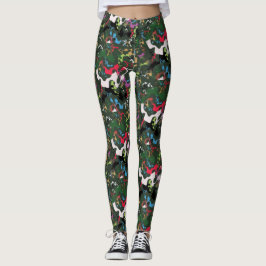 Leggings Bloom de canvas de concreto: Piernas de selva urba
