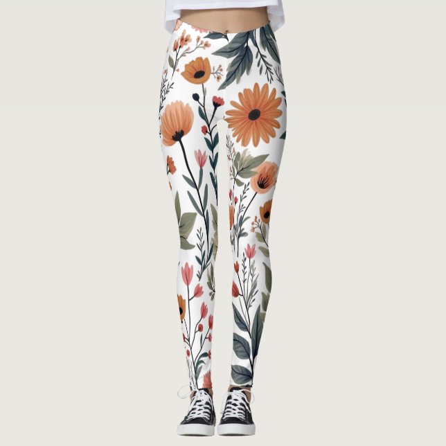 Leggings Bloom Donde Te Plantan - Floral Inspiradora (Anverso)