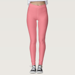 Leggings Bloque de color moderno de bonito l Vibrant Pink